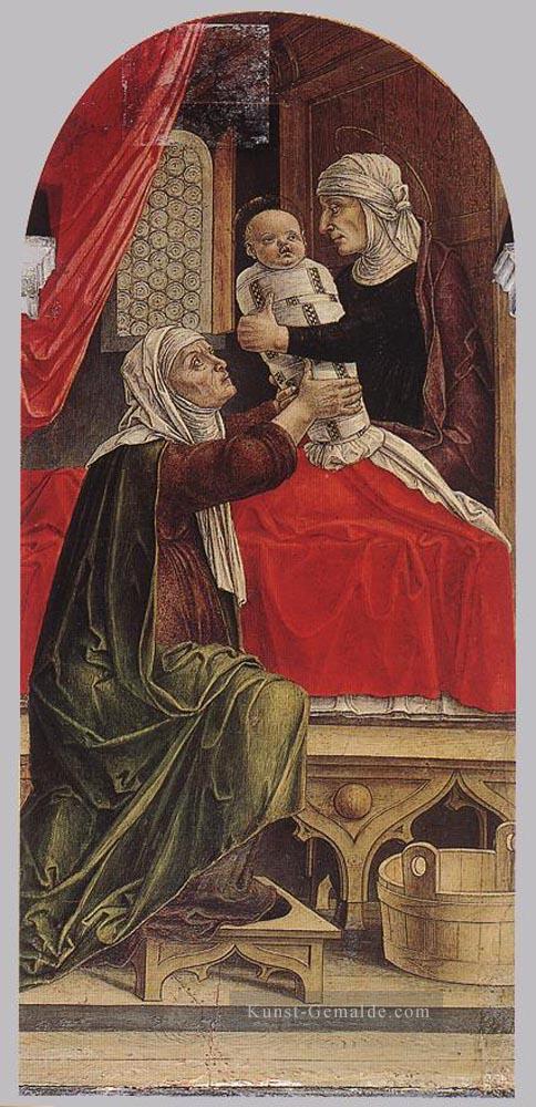 Die Geburt von Mary Bartolomeo Vivarini Ölgemälde